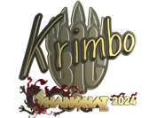 Sticker | Krimbo (Gold) | Shanghai 2024 image