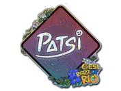 Sticker | Patsi (Glitter) | Rio 2022 image