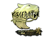 Sticker | KSCERATO (Gold) | Antwerp 2022 image