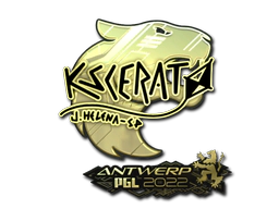 Sticker | KSCERATO (Gold) | Antwerp 2022 image