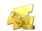 Sticker | cajunb (Gold) | Atlanta 2017 image