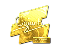 Sticker | cajunb (Gold) | Atlanta 2017 image