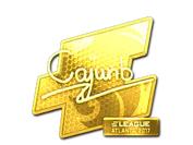 Sticker | cajunb (Gold) | Atlanta 2017 image
