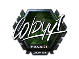Sticker | COLDYY1 (Foil) | London 2018 image
