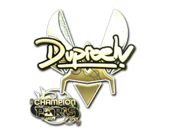 Sticker | dupreeh (Gold, Champion) | Paris 2023 image