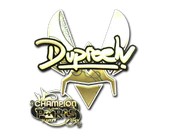 Sticker | dupreeh (Gold, Champion) | Paris 2023 image