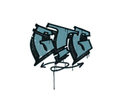 Sealed Graffiti | GTG (Wire Blue) image