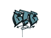 Sealed Graffiti | GTG (Wire Blue) image