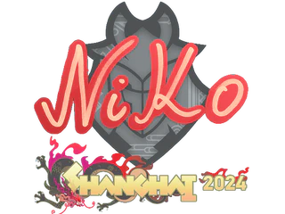 Sticker | NiKo | Shanghai 2024