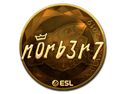 Sticker | n0rb3r7 (Gold) | Katowice 2019 image