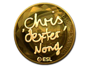 Sticker | dexter (Gold) | Katowice 2019 image