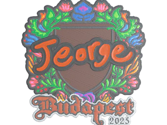 Sticker | jeorge (Embroidered) | Budapest 2025 image