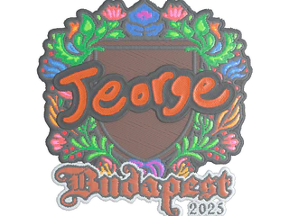 Sticker | jeorge (Embroidered) | Budapest 2025