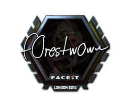 Sticker | f0rest (Foil) | London 2018 image