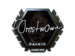 Sticker | f0rest (Foil) | London 2018 image