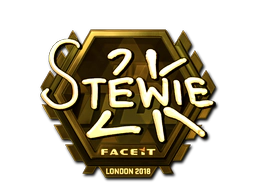 Sticker | Stewie2K (Gold) | London 2018 image