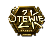Sticker | Stewie2K (Gold) | London 2018 image