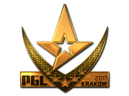 Sticker | Astralis (Gold) | Krakow 2017 image