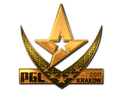 Sticker | Astralis (Gold) | Krakow 2017 image