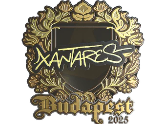 Sticker | XANTARES (Gold) | Budapest 2025 image