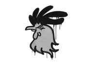 Sealed Graffiti | Cocky (Shark White) image