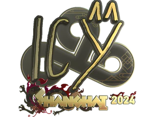 Sticker | ICY (Gold) | Shanghai 2024