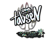Sticker | tabseN (Glitter) | Antwerp 2022 image