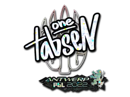 Sticker | tabseN (Glitter) | Antwerp 2022 image