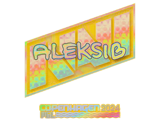 Sticker | Aleksib (Holo) | Copenhagen 2024