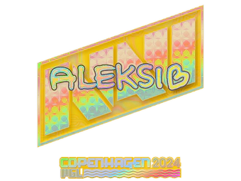 Sticker | Aleksib (Holo) | Copenhagen 2024 image