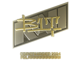 Sticker | b1t (Gold) | Copenhagen 2024 image