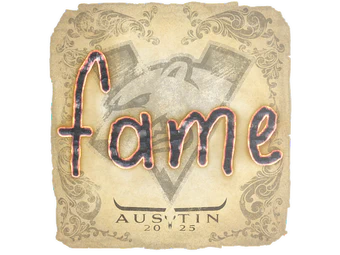 Sticker | fame | Austin 2025 image
