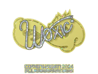 Sticker | woxic (Glitter) | Copenhagen 2024