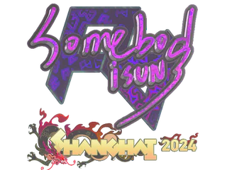 Sticker | somebody (Holo) | Shanghai 2024