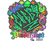 Sticker | chelo (Holo) | Budapest 2025 image