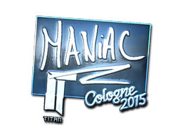Sticker | Maniac (Foil) | Cologne 2015 image