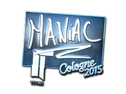 Sticker | Maniac (Foil) | Cologne 2015 image