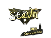 Sticker | stavn (Gold) | Stockholm 2021 image