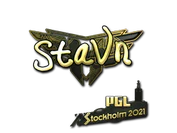 Sticker | stavn (Gold) | Stockholm 2021 image