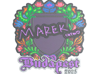 Sticker | Marek (Embroidered) | Budapest 2025