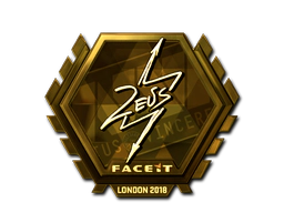 Sticker | Zeus (Gold) | London 2018 image