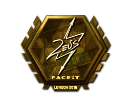 Sticker | Zeus (Gold) | London 2018 image