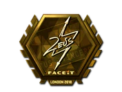 Sticker | Zeus (Gold) | London 2018 image