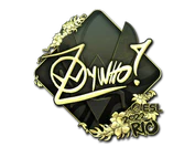 Sticker | ZywOo (Gold) | Rio 2022 image