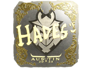 Sticker | hades (Gold) | Austin 2025