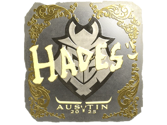 Sticker | hades (Gold) | Austin 2025 image