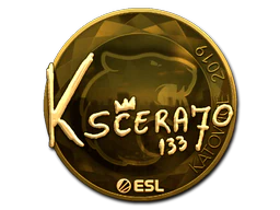 Sticker | KSCERATO (Gold) | Katowice 2019 image