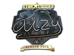 Sticker | aizy (Gold) | Berlin 2019 image