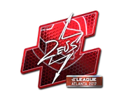 Sticker | Zeus (Foil) | Atlanta 2017 image