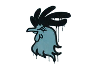 Sealed Graffiti | Cocky (Wire Blue) image